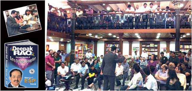 Never before had KITAB KHANA experienced any Book Launch, this over-packed with an excited crowd which mobbed Mr. Rao to autograph their purchased copies !